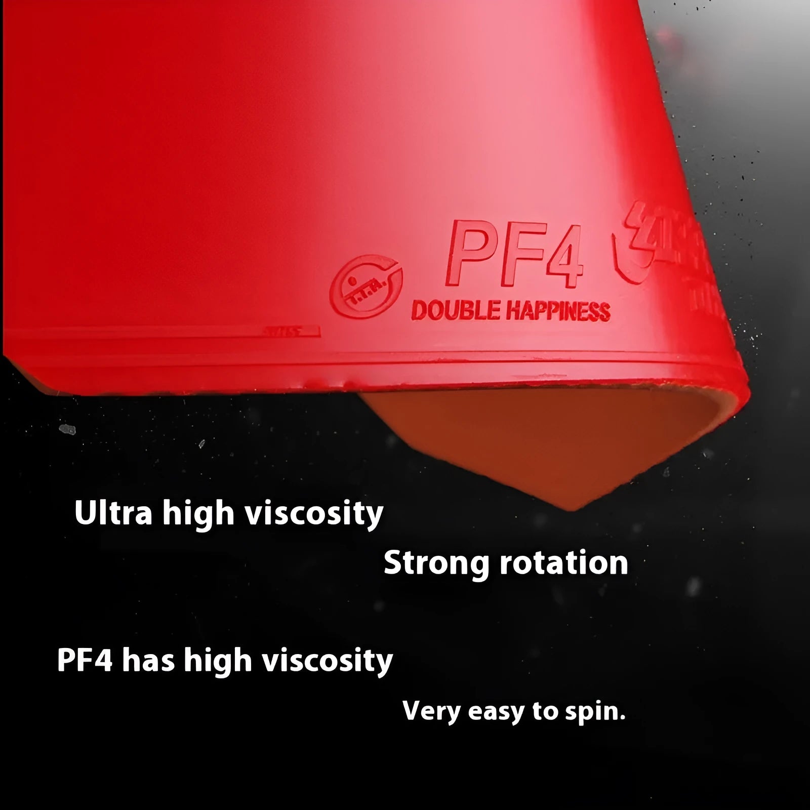 Fast Attack Sticky Classic-50 table tennis racket with anti-rubber surface in red and black colour options.