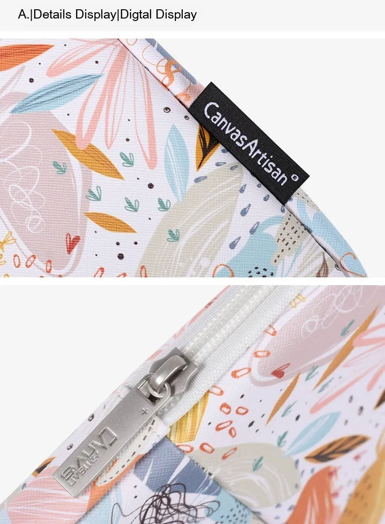 White 14-inch waterproof PU leather computer inner bag for laptop protection