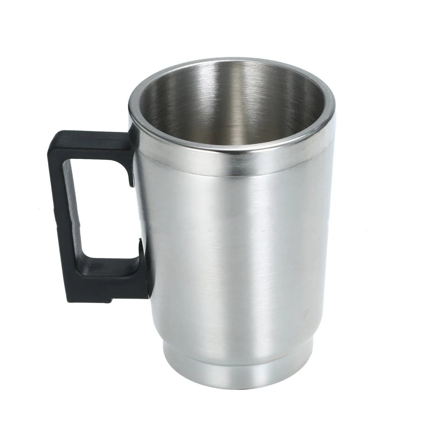 Automotive headlamp restoration kit showing stainless steel cups, elbow cover, funnel, and EU/GB power adapters.