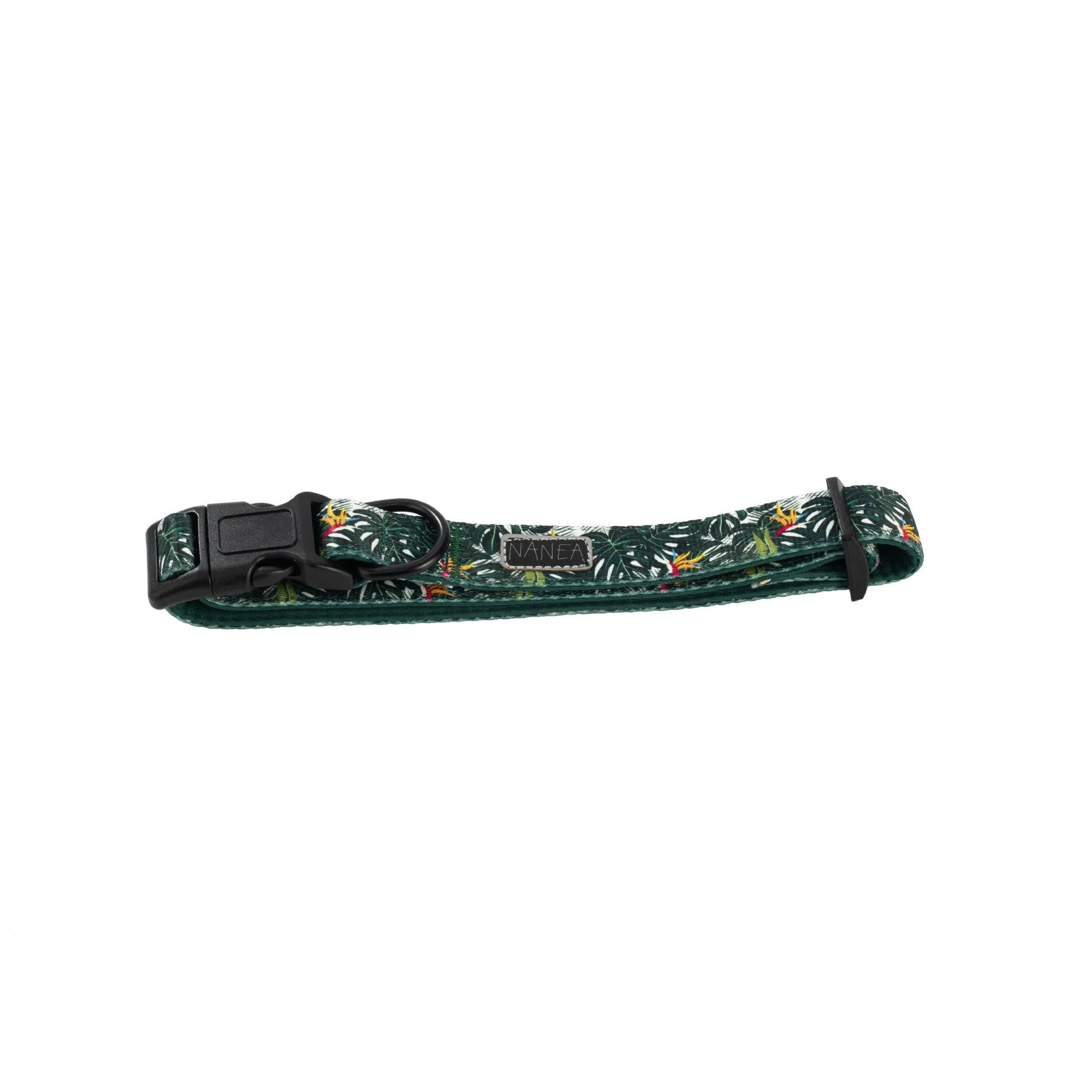 Adjustable cloth dog harness set with six pieces including waste bag and accessories in three size options