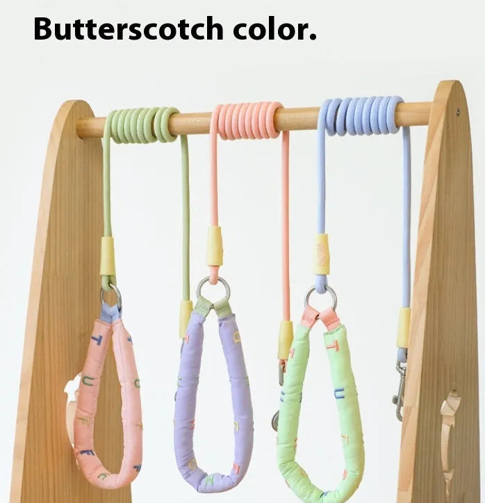 150cm polyester dog leash in pink green purple raspberry powder colours for small medium large dogs