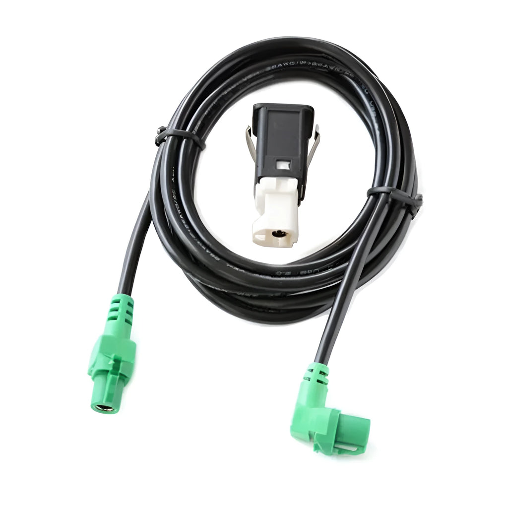 BMW USB socket wiring harness with 150cm cable for glove box installation