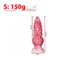 Pink platinum silicone penis-shaped women's masturbation device sex toy with Berserker S and M size options
