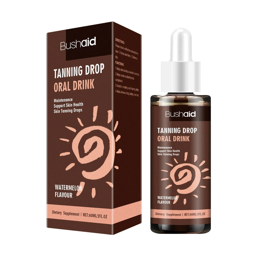 Sun protection tanning essence 60ml tube with product dimensions 30x30x125mm