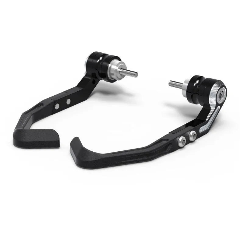 Pair of CNC machined black bow protection guards for CBR650F CBR650R motorcycle brake horn