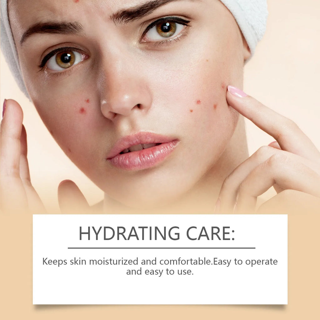 Acne patches with tea tree oil and asiatic centella extract, 8 hydrocolloid patches for spot treatment