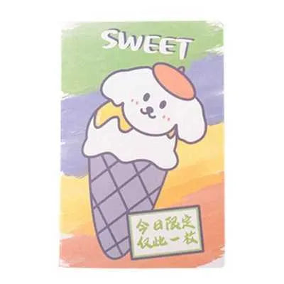 Cartoon A5 notebook with 30 sheets showing cute bear cover design