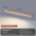 LED linear ceiling lamp iron acrylic shade corridor light remote control tri-colour dimming