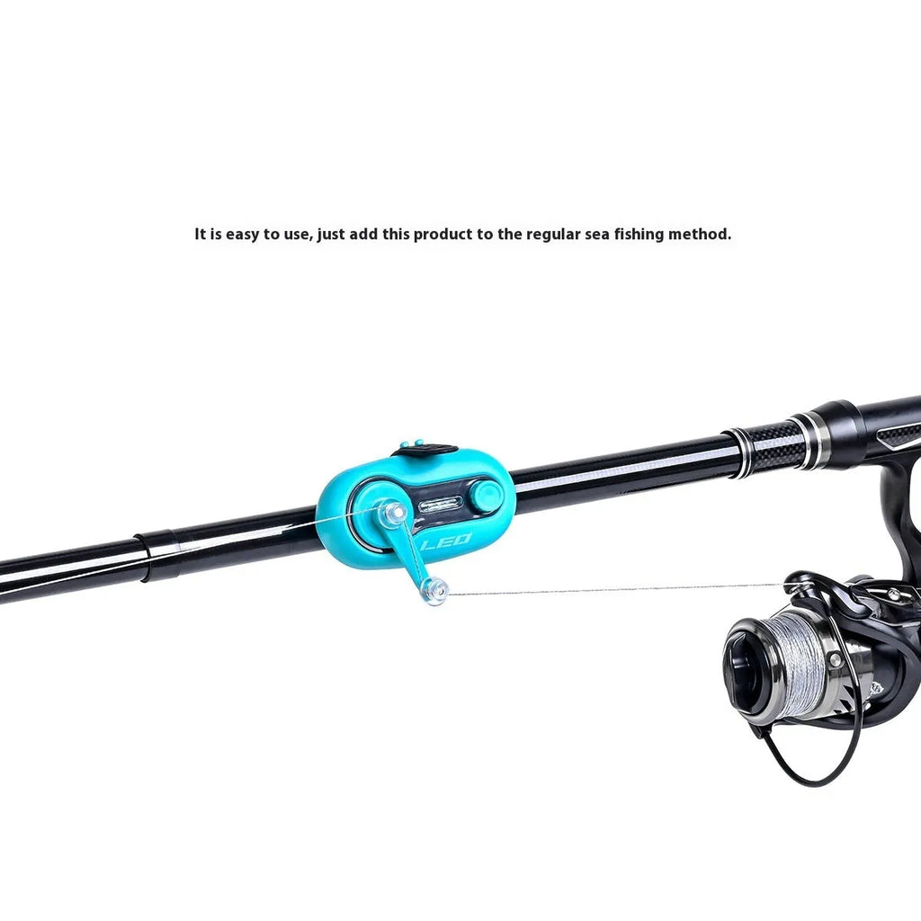 Fishing rod alarm with signal induction lamp for night fishing