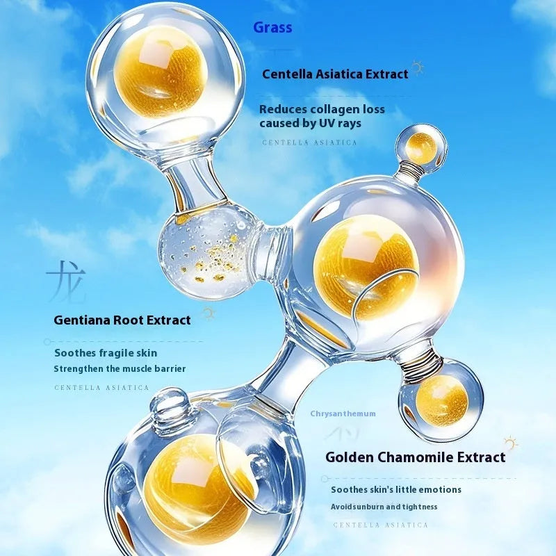 Crystal Sunscreen Spray SPF50 90ml bottle for UV protection
