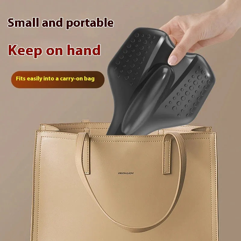 Portable male leg clamp exercise trainer in PU foam material with portable colour finish