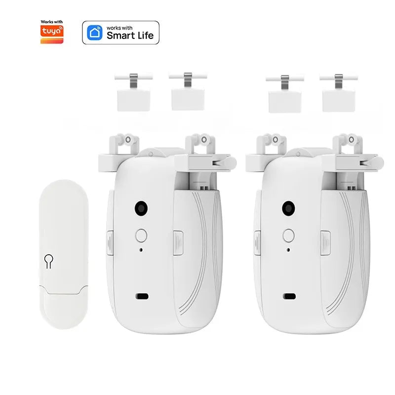 Bluetooth electric curtain controller for Roman rod and TU track systems with remote control and smart home connectivity