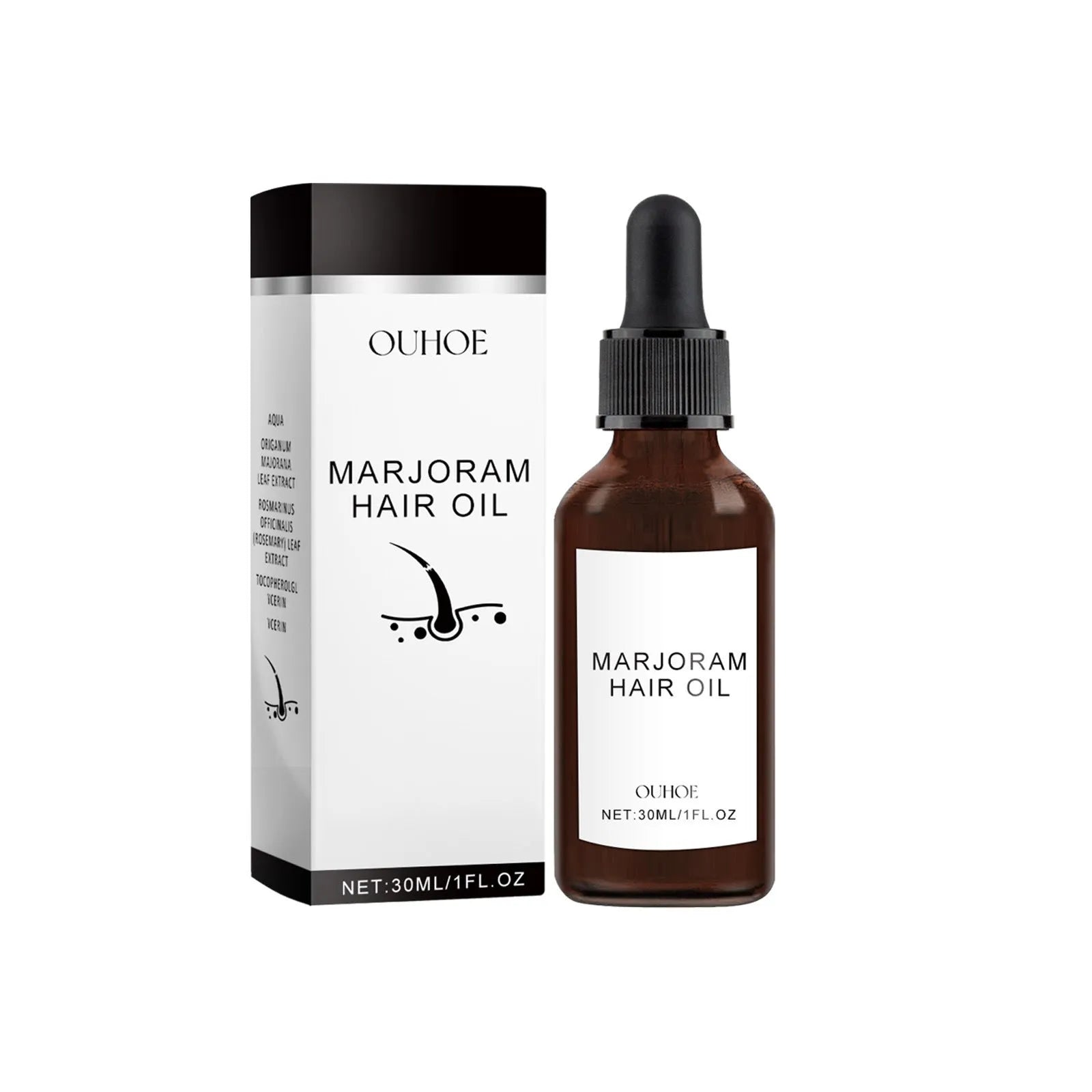 Marjoran Mi Hair Oil Moisture Replenishment Hair Essence 30ml bottle for dry damaged hair