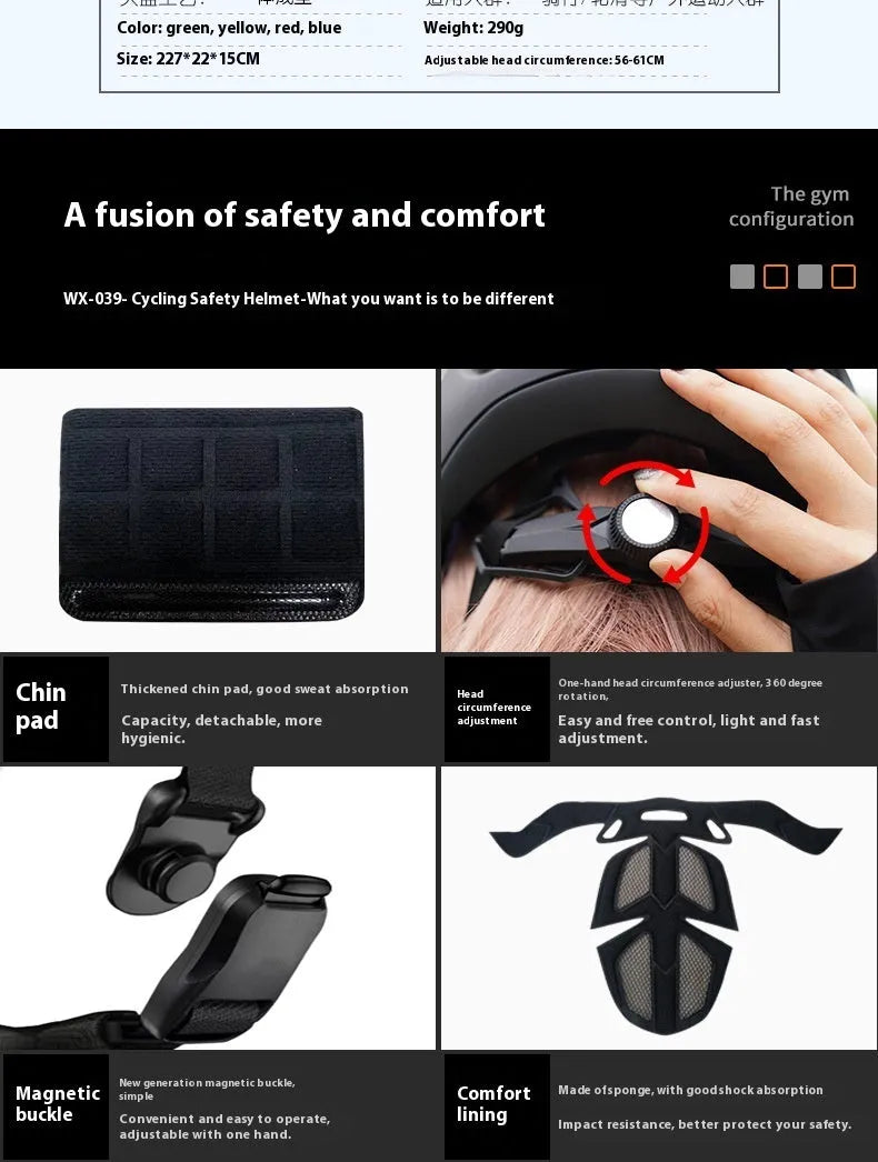 Matte black adult mountain bike helmet with coloured trim and integrated ventilation net, shown with adjustable head strap.