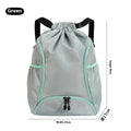 Large capacity cube-style sports backpack drawstring bag in various colours