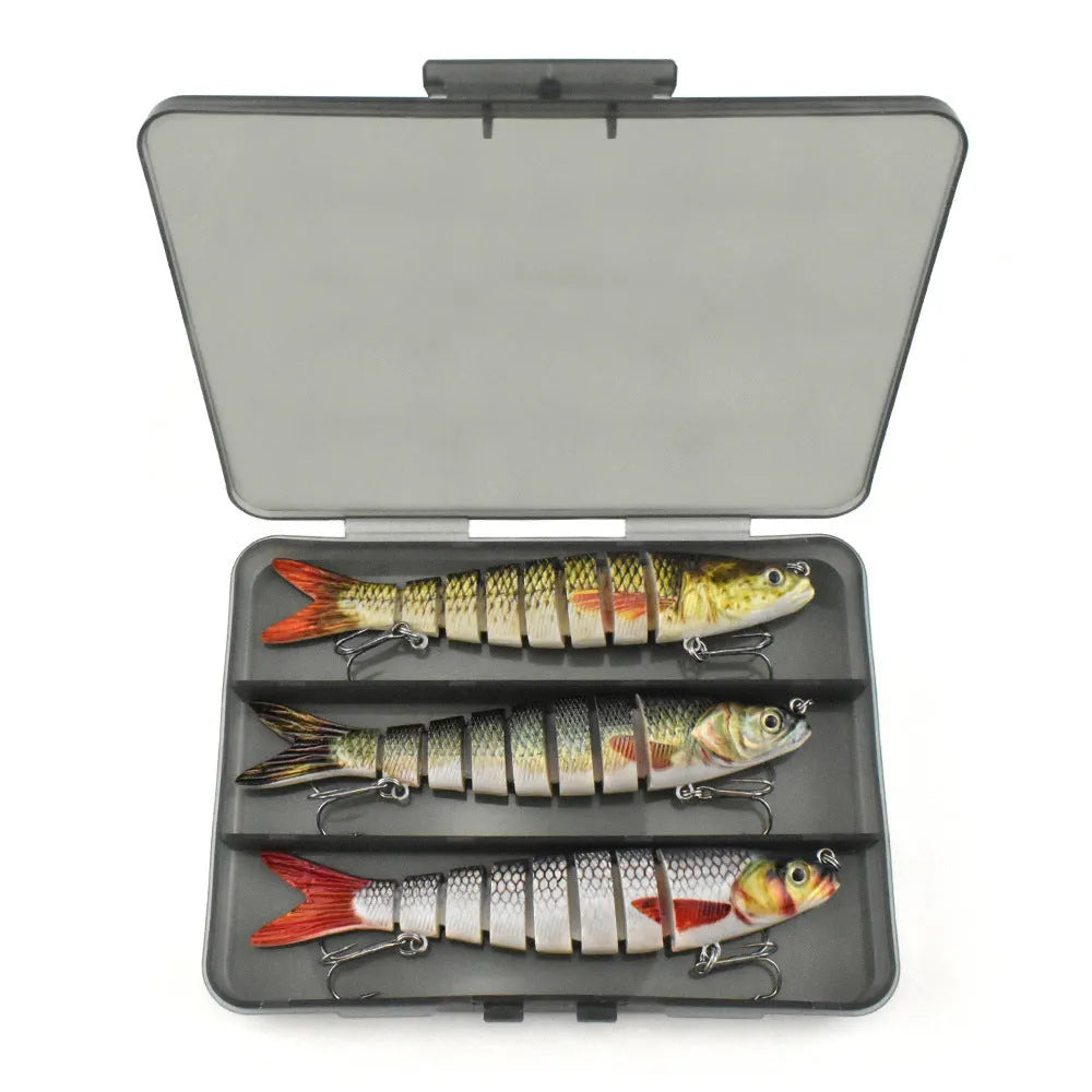133mm bionic hard bait fishing lure showing detailed finish, part of an eight-colour available range.
