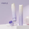 USB rechargeable digital display women's body shaver in gradient purple colour with washable head
