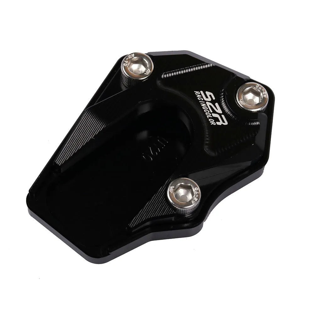 Thickened aluminium alloy side support pad bracket for New Continent Honda S07 electric car in black
