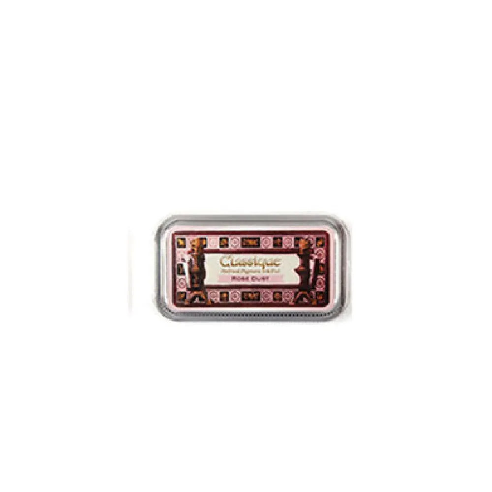 Rectangular notebook stamp pad with oily ink in five colour options