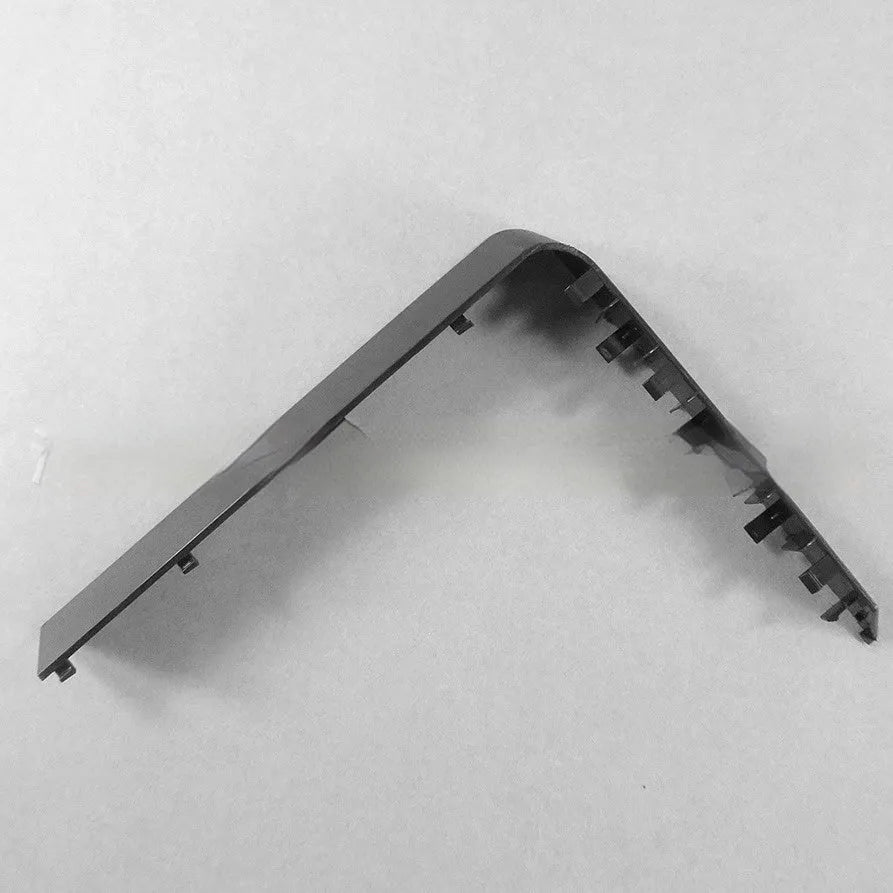 Black and white plastic hard drive cover for 3.5-inch drives in computer hosts