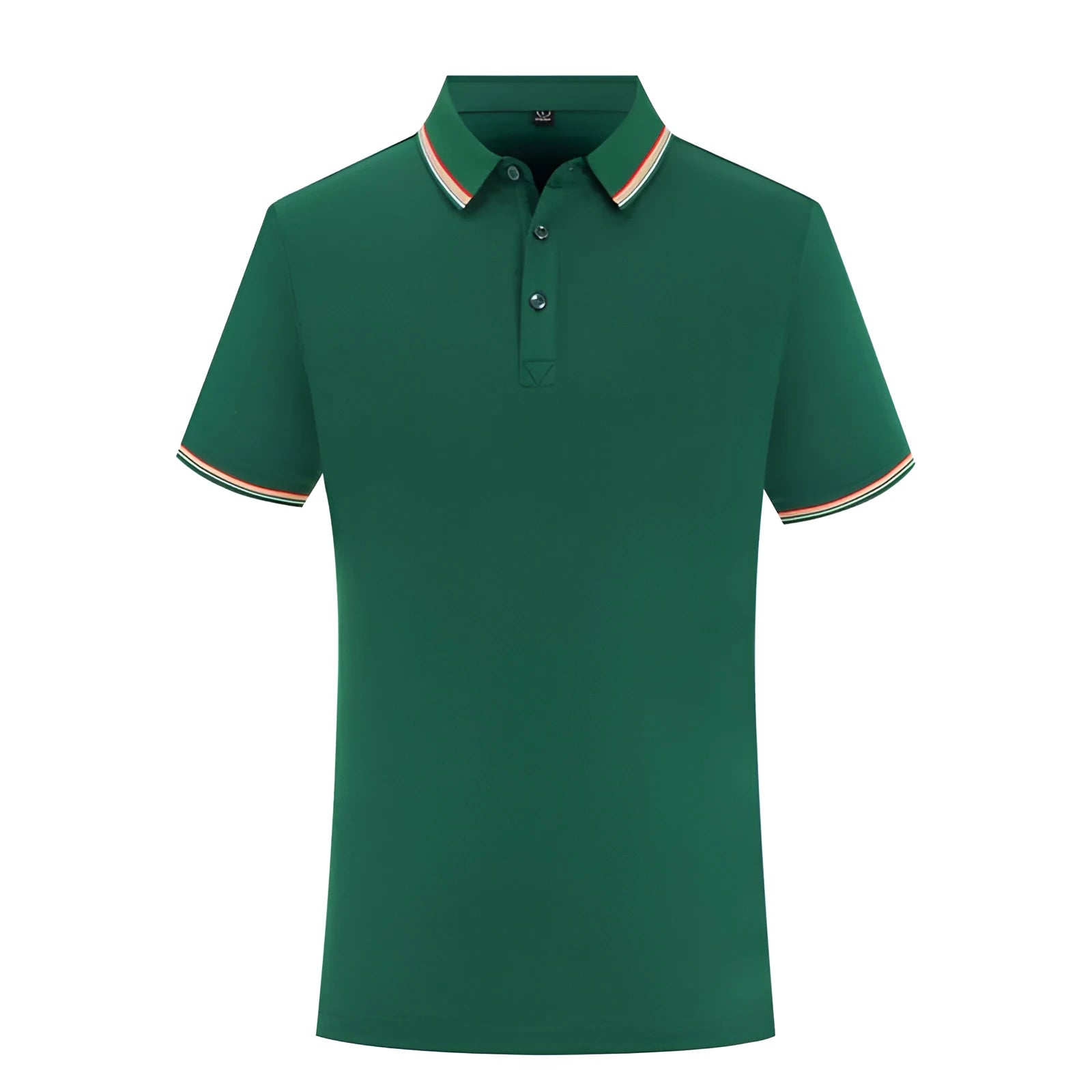 Summer Ice Silk Overalls Polo Shirt in pearl cotton with short sleeves, multiple colour options, regular fit