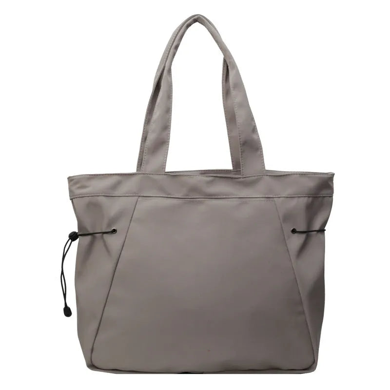 Soft foldable Oxford cloth commuter tote bag in street trend style