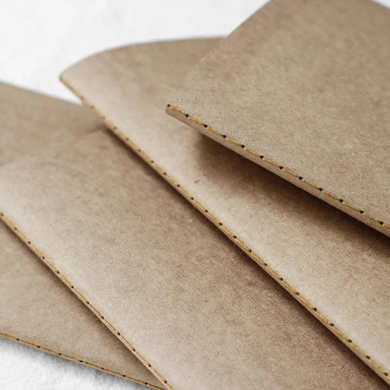 Standard size travel diary refill inner core with dots and blank ruled page options.