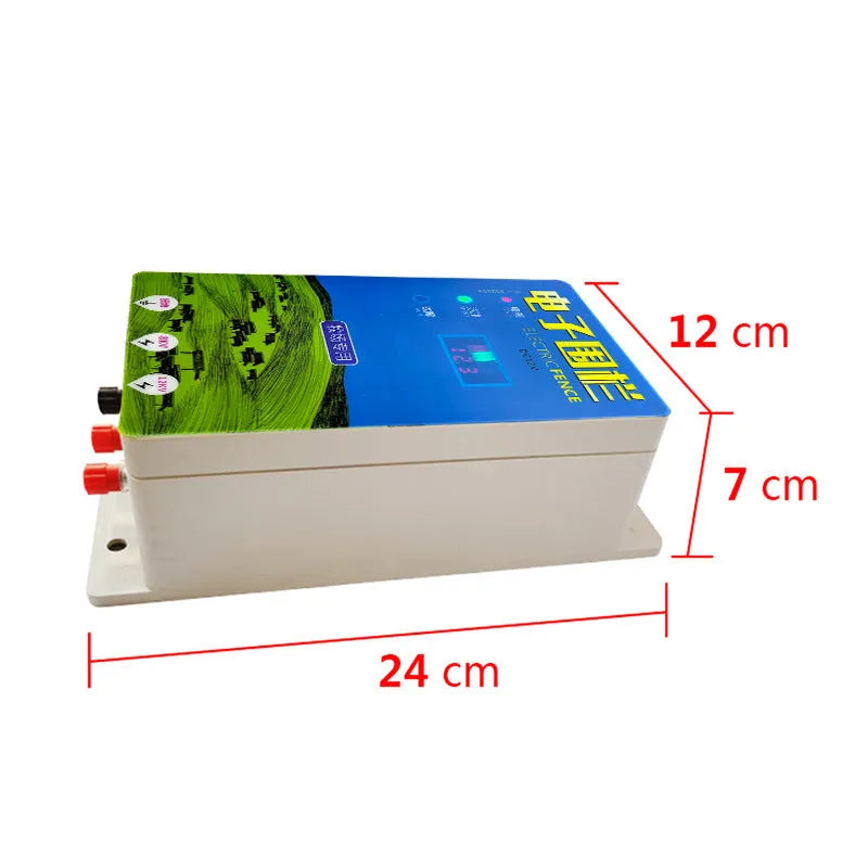 Pasture electronic host high voltage pulse breeding grid fence full set with display options