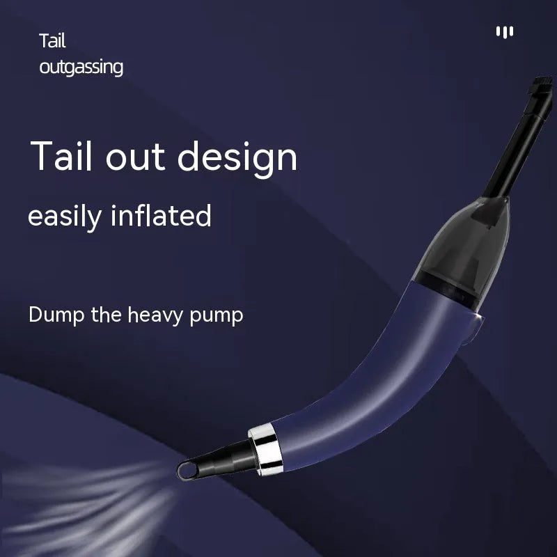 Handheld wireless car vacuum cleaner with USB charging port showing black colour option