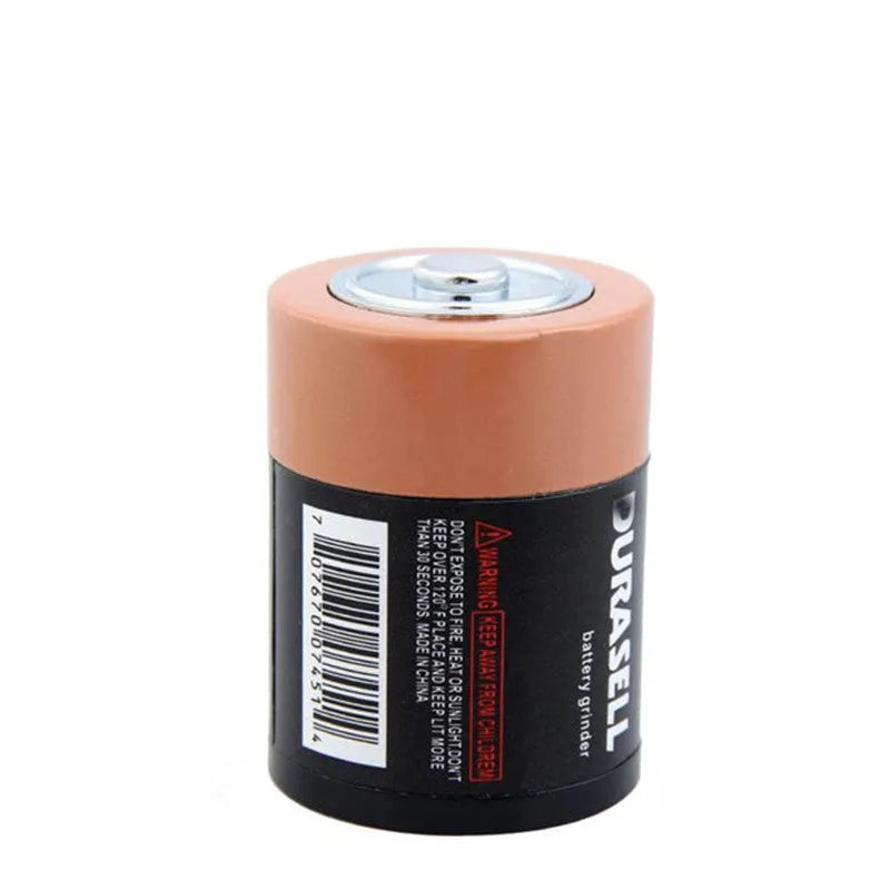 Black zinc alloy 55mm modelling grinder with battery, keychain, and multifunctional accessories