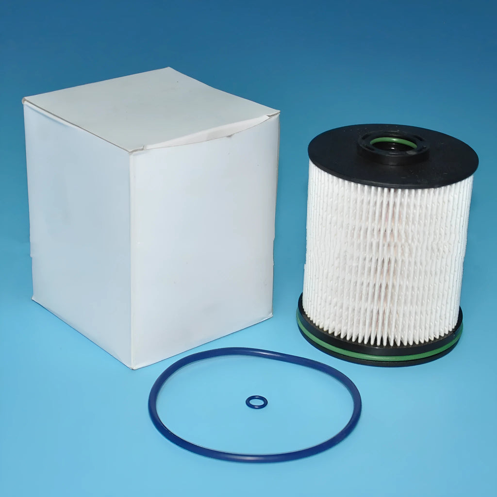 Genuine factory diesel fuel filter for Opel Astra K with 106mm height and integrated gasket kit