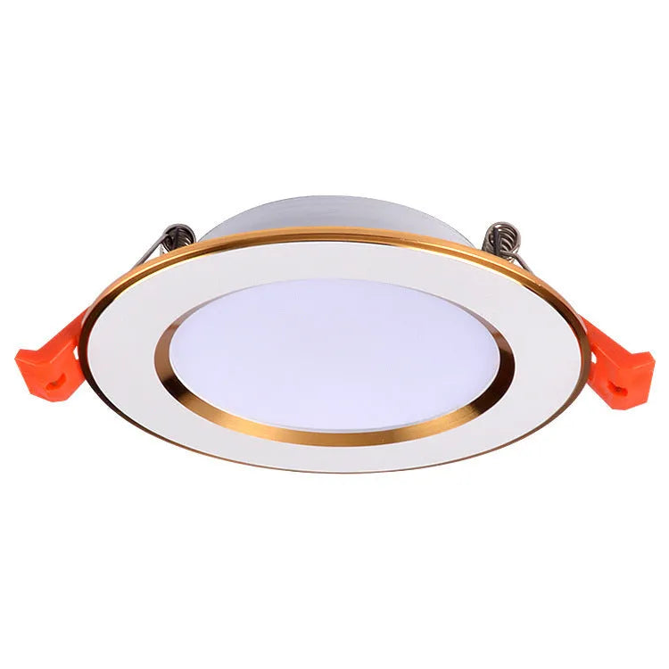 Anti-fog straw hat LED downlight recessed ceiling light in aluminium shell