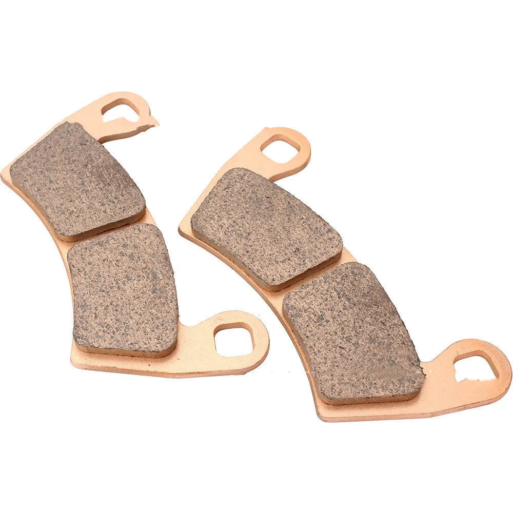 FA452 sintered brake pads for Polaris UTV vehicles showing metallic construction