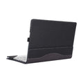 Black imitation leather laptop protective sleeve with built-in bracket for Microsoft Surface Laptop 6