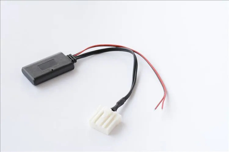 Black Bluetooth audio cable for Mazda vehicles with AUX connection for models from 2006 onwards