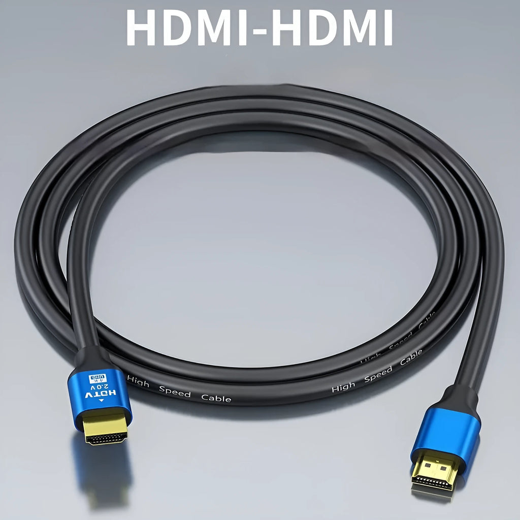 Gold-plated HDMI cable with aluminium alloy shell measuring 1.5 metres for computer monitor connections