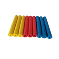Pack of six or nine black rubber grip hoses for pens showing 10mm and 18mm inner diameter options.