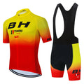 BH Men's Short Sleeve Riding Sweatshirt Suit in mesh fabric for cycling and outdoor sports