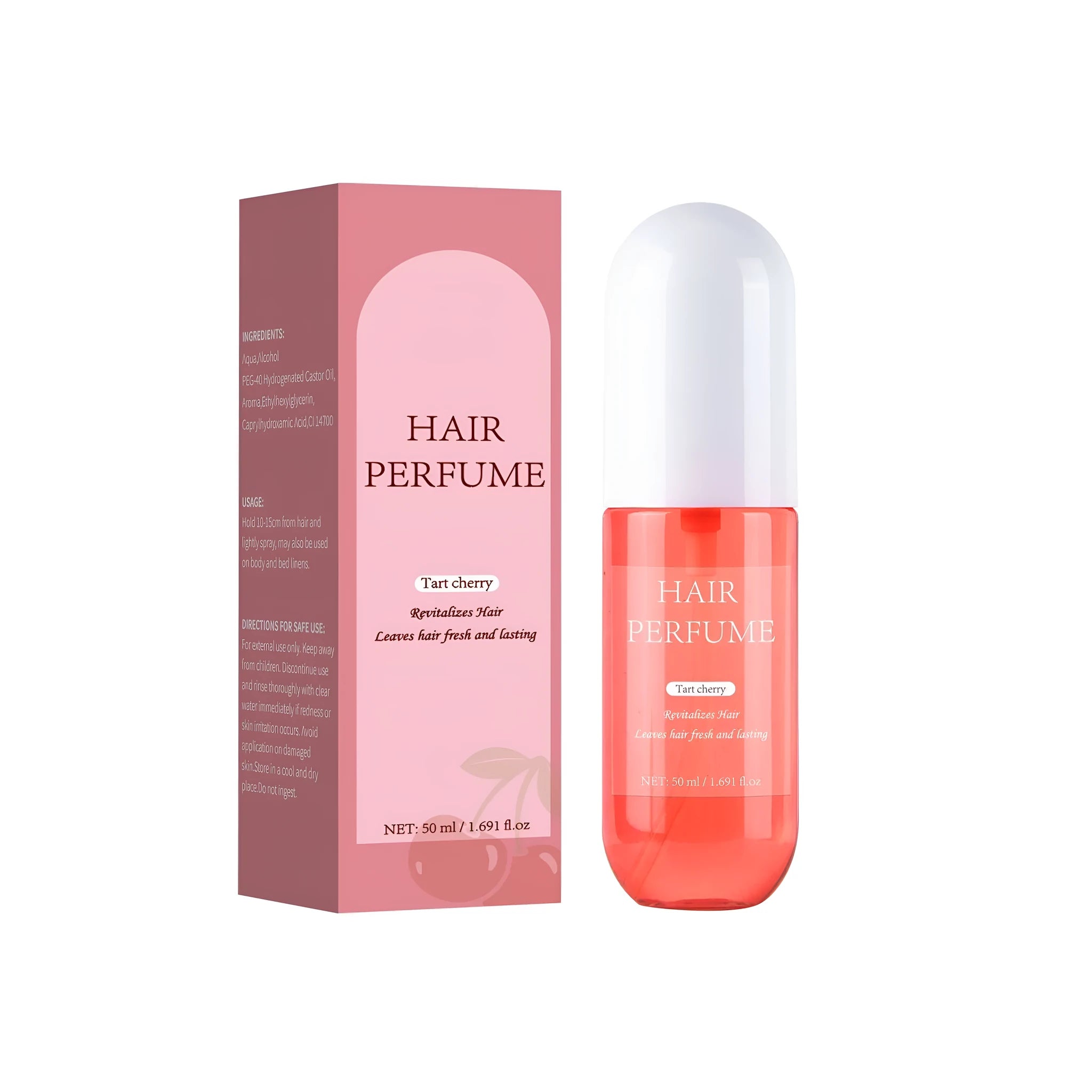 Sour Cherry Hair Care Perfume 50ml bottle with spray mist cap