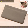 Self-closing first layer cowhide long wallet in solid colour with genuine leather finish
