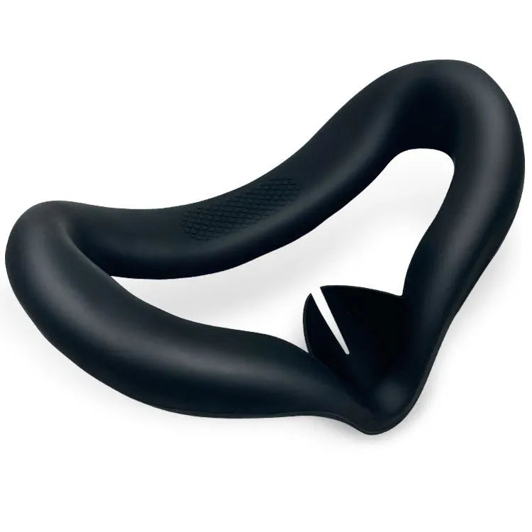 Black silicone VR headset accessory set with eye mask and handle covers