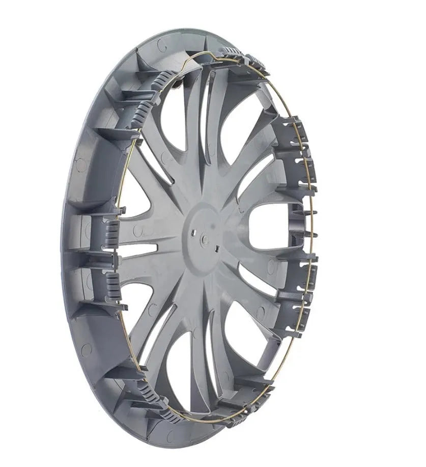 Universal silver ABS plastic wheel hub cover for car decoration