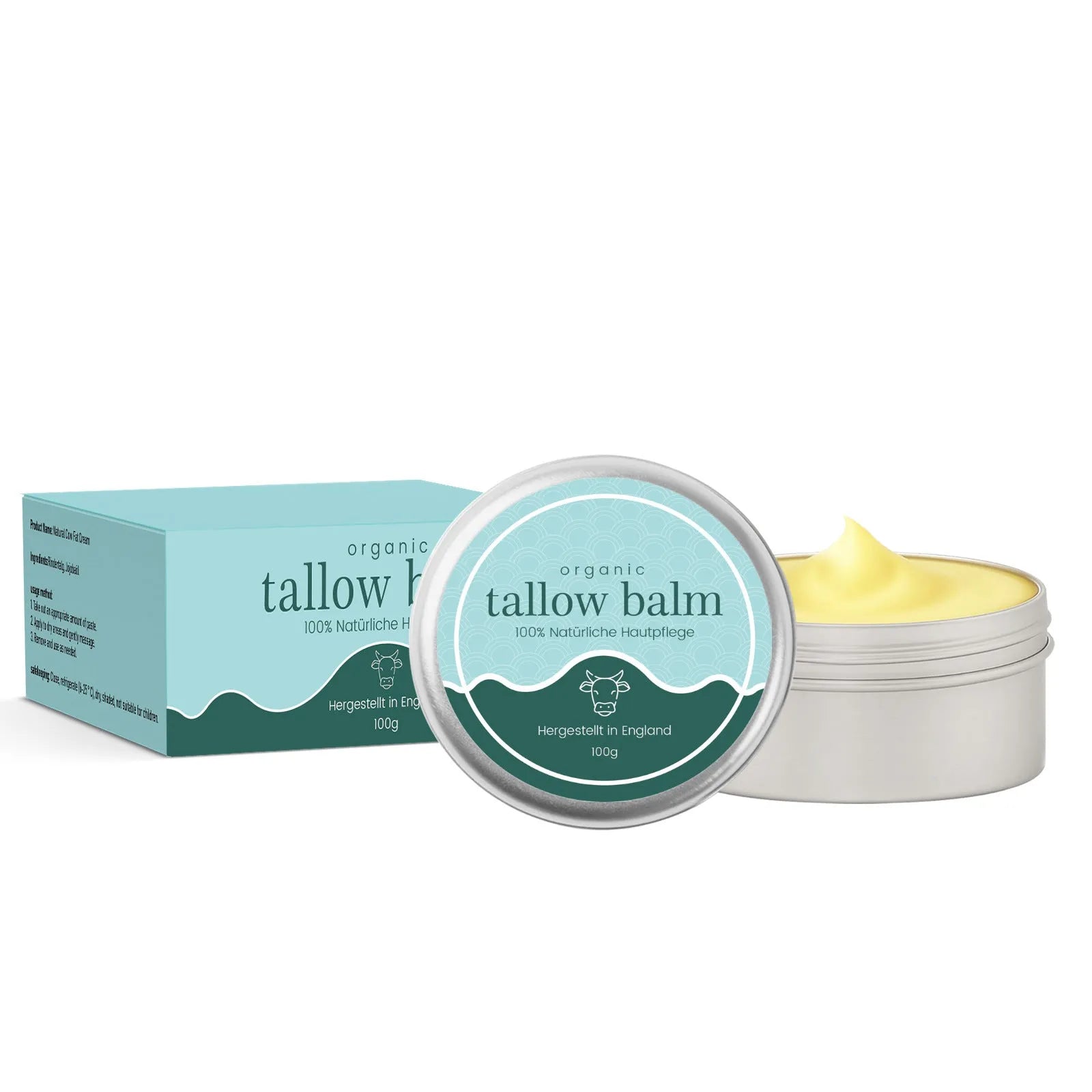 100g jar of cow fat deep hydrating face cream for men and women