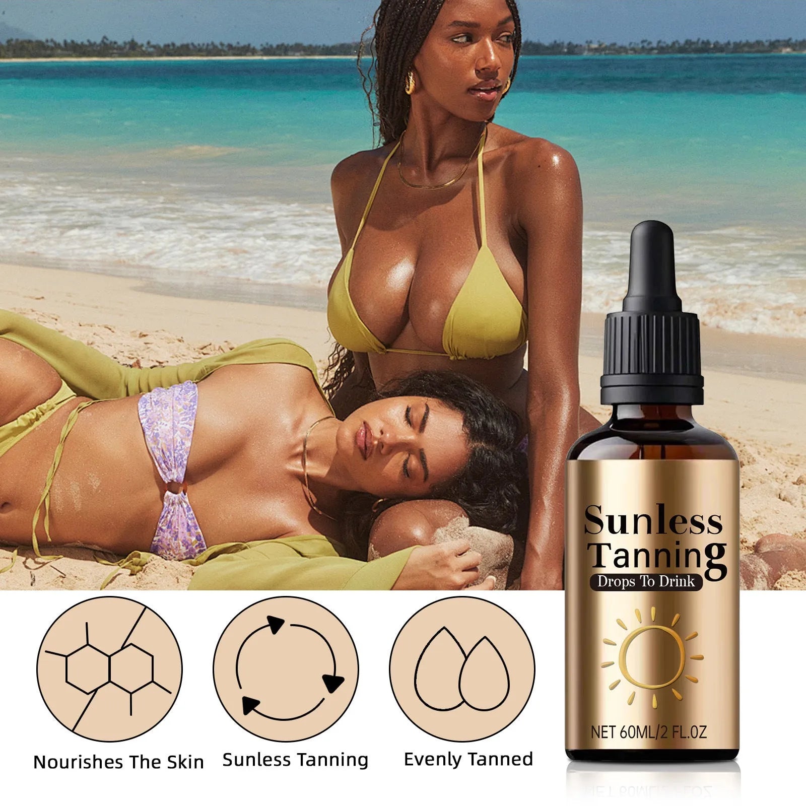 Black Oral Aid drops 60ml bottle for unisex outdoor and family first aid use