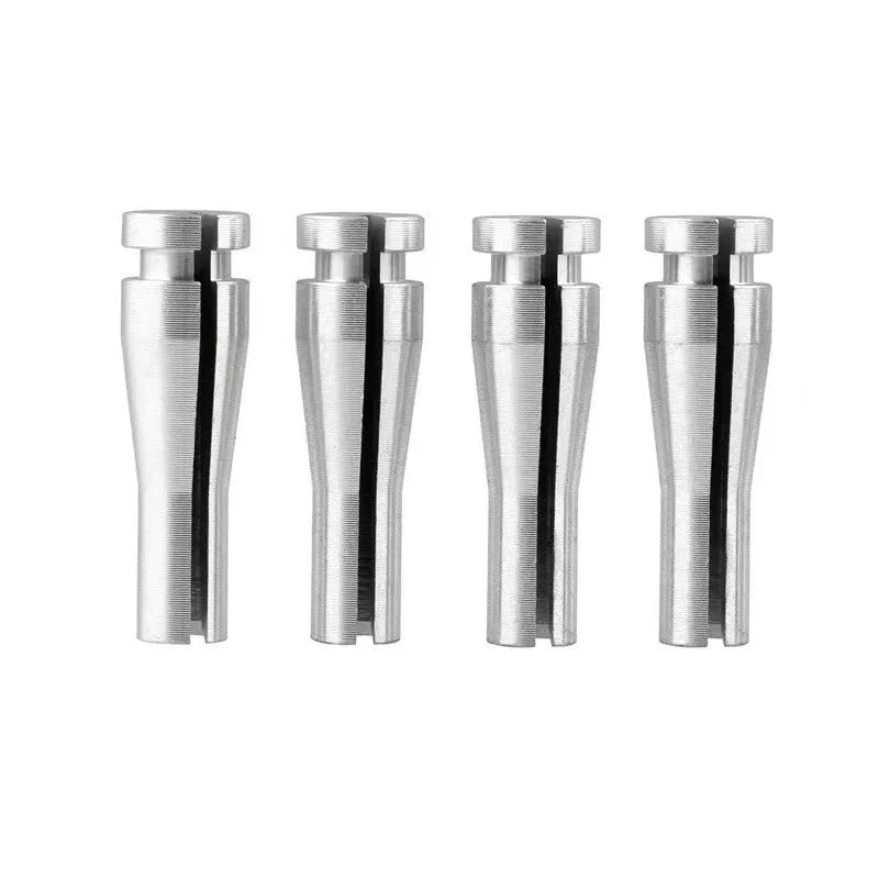 Four silver aluminium auto parts for Ford F-Series truck cab latch repair