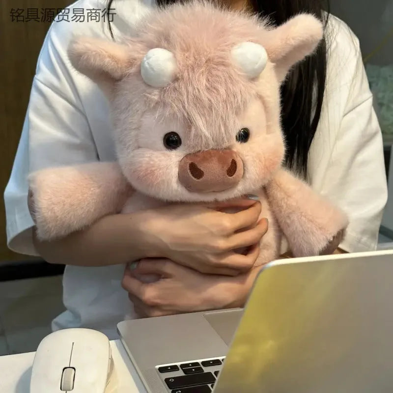 45cm soft plush teddy bear toy for children in guava dirty pink colour with huggable design