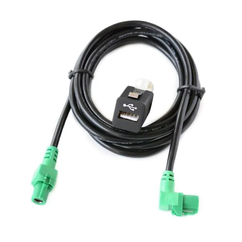 BMW USB socket wiring harness with 150cm cable for glove box installation