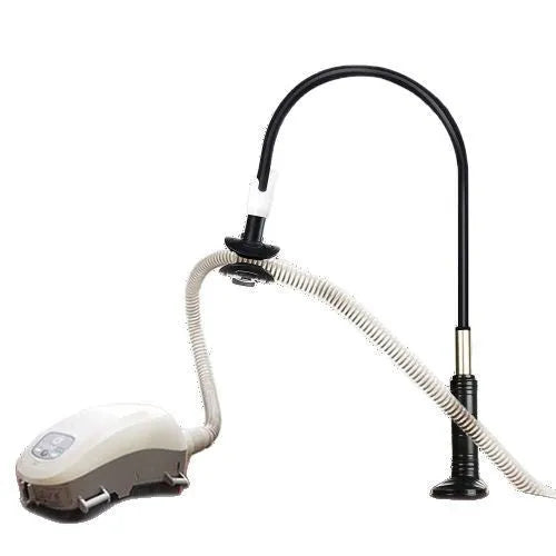95cm long aluminium alloy and ABS ventilator hose bracket in black or white.