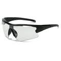 Windproof sports sunglasses with wraparound design and UV400 lenses for cycling and outdoor activities