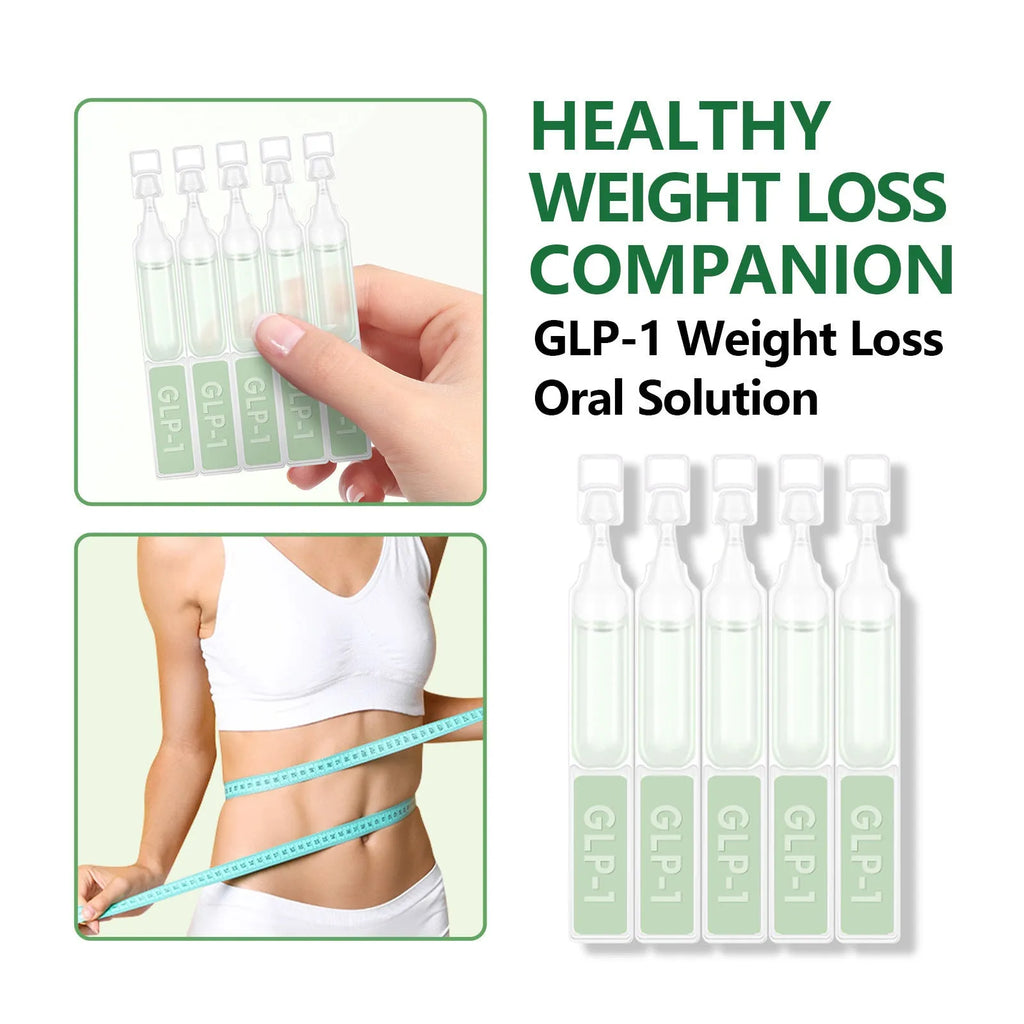 Box of abdomen slimming and firming drops showing 50g content with 5 pieces